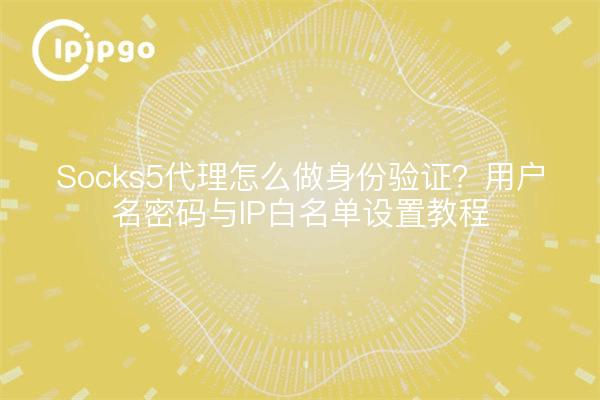 Socks5代理怎么做身份验证？用户名密码与IP白名单设置教程