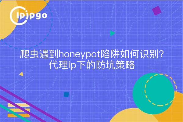 爬虫遇到honeypot陷阱如何识别？代理ip下的防坑策略
