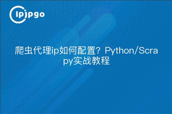 爬虫代理ip如何配置?Python/Scrapy实战教程