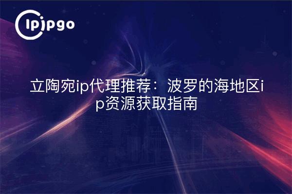 立陶宛ip代理推荐：波罗的海地区ip资源获取指南