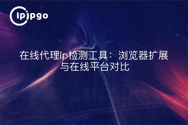 在线代理ip检测工具：浏览器扩展与在线平台对比