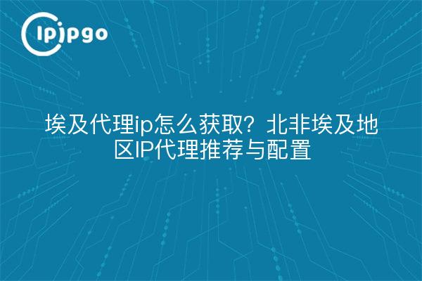 埃及代理ip怎么获取?北非埃及地区IP代理推荐与配置