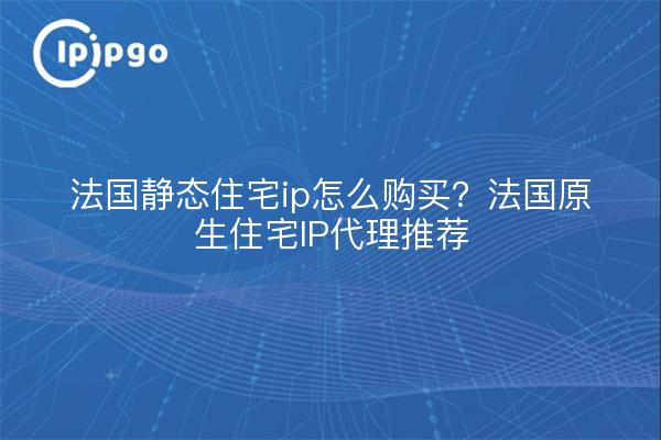 法国静态住宅ip怎么购买？法国原生住宅IP代理推荐