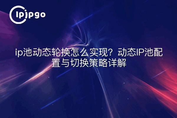 ip池动态轮换怎么实现？动态IP池配置与切换策略详解