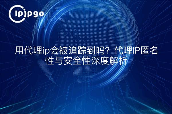 用代理ip会被追踪到吗？代理IP匿名性与安全性深度解析