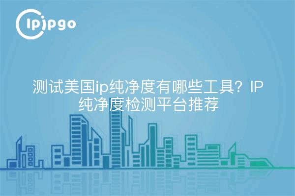 测试美国ip纯净度有哪些工具?IP纯净度检测平台推荐
