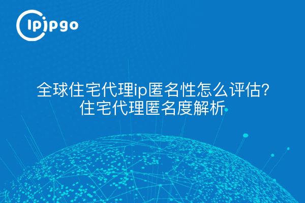 全球住宅代理ip匿名性怎么评估？住宅代理匿名度解析