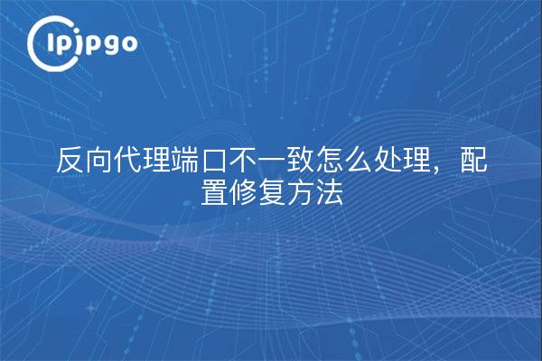 反向代理端口不一致怎么处理，配置修复方法