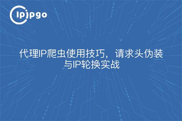 代理IP爬虫使用技巧,请求头伪装与IP轮换实战