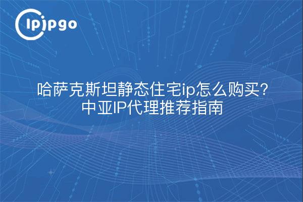 哈萨克斯坦静态住宅ip怎么购买？中亚IP代理推荐指南