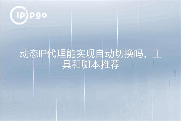 动态IP代理能实现自动切换吗，工具和脚本推荐