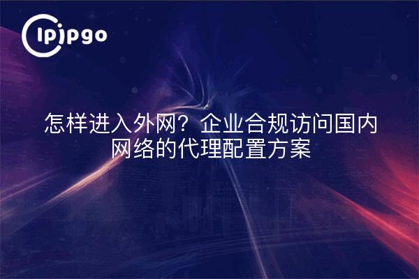 怎样进入外网?企业合规访问国内网络的代理配置方案