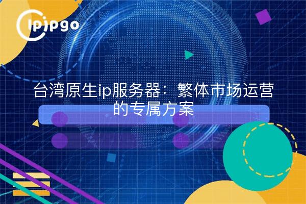 台湾原生ip服务器：繁体市场运营的专属方案