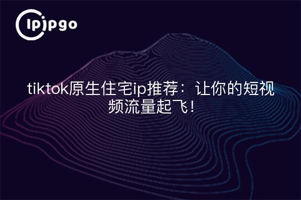 tiktok原生住宅ip推荐：让你的短视频流量起飞！