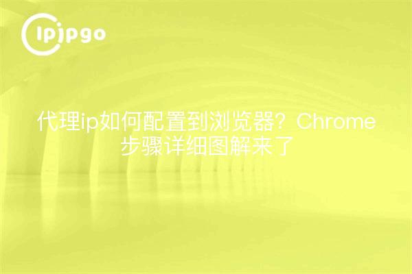 代理ip如何配置到浏览器？Chrome步骤详细图解来了