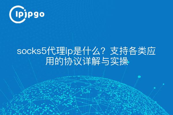 socks5代理ip是什么？支持各类应用的协议详解与实操