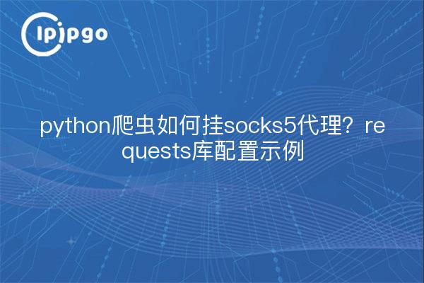 python爬虫如何挂socks5代理?requests库配置示例