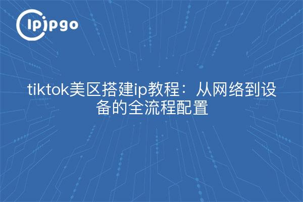 tiktok美区搭建ip教程：从网络到设备的全流程配置