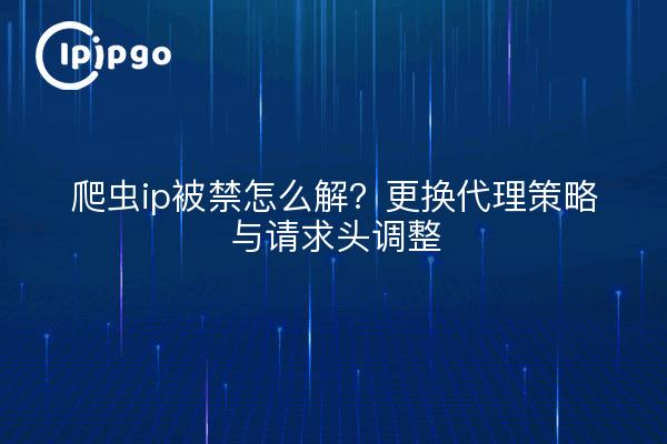 爬虫ip被禁怎么解？更换代理策略与请求头调整