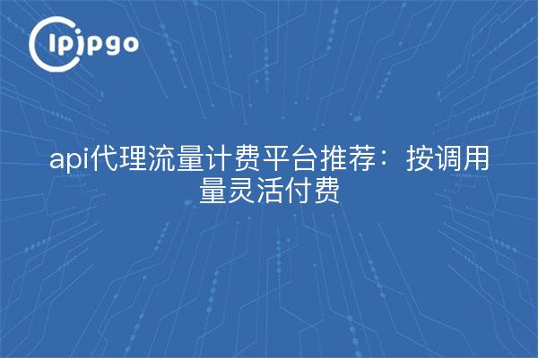api代理流量计费平台推荐:按调用量灵活付费