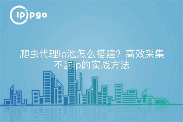 爬虫代理ip池怎么搭建？高效采集不封ip的实战方法