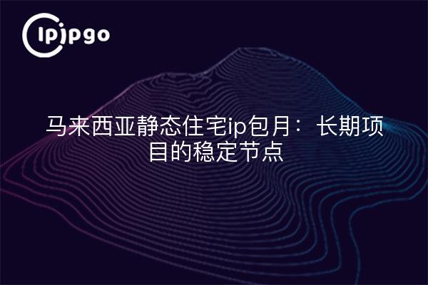 马来西亚静态住宅ip包月：长期项目的稳定节点