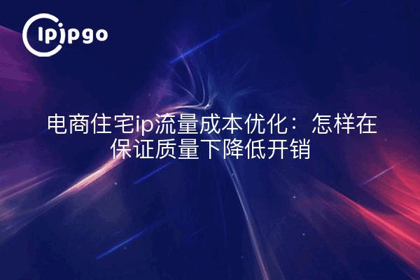 电商住宅ip流量成本优化：怎样在保证质量下降低开销