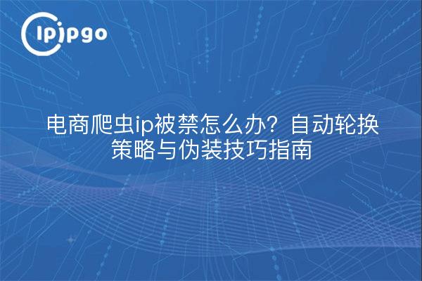 电商爬虫ip被禁怎么办?自动轮换策略与伪装技巧指南