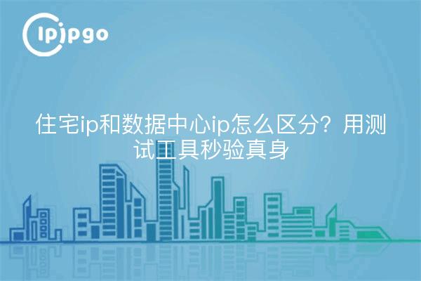 住宅ip和数据中心ip怎么区分?用测试工具秒验真身
