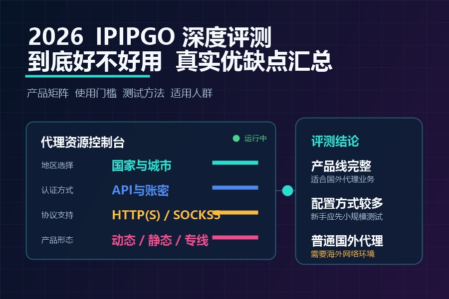 2026年IPIPGO深度评测与真实优缺点