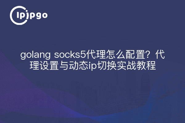 golang socks5代理怎么配置?代理设置与动态ip切换实战教程