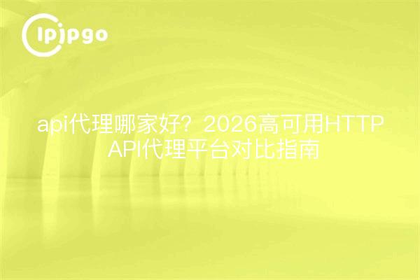 api代理哪家好？2026高可用HTTP API代理平台对比指南