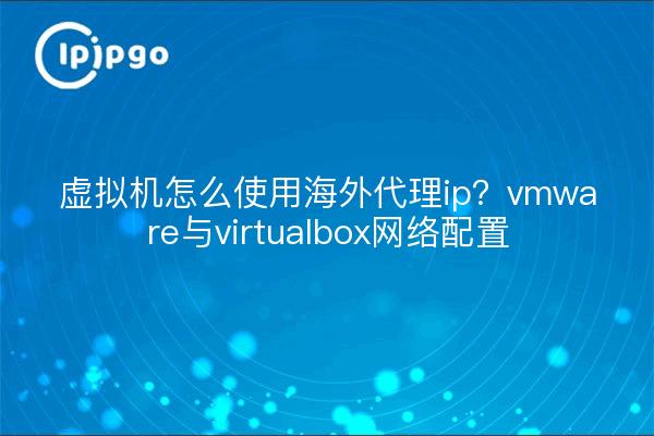 虚拟机怎么使用海外代理ip?vmware与virtualbox网络配置