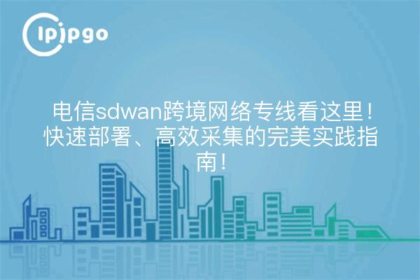 电信sdwan跨境网络专线看这里!快速部署、高效采集的完美实践指南!