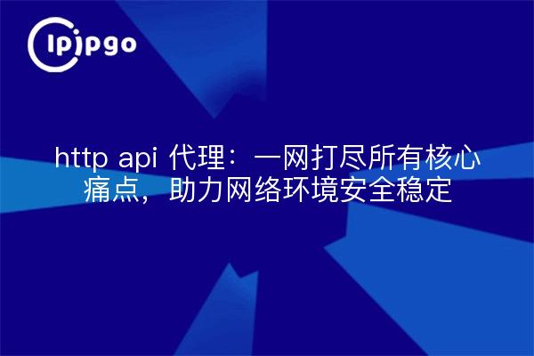 http api 代理:一网打尽所有核心痛点,助力网络环境安全稳定