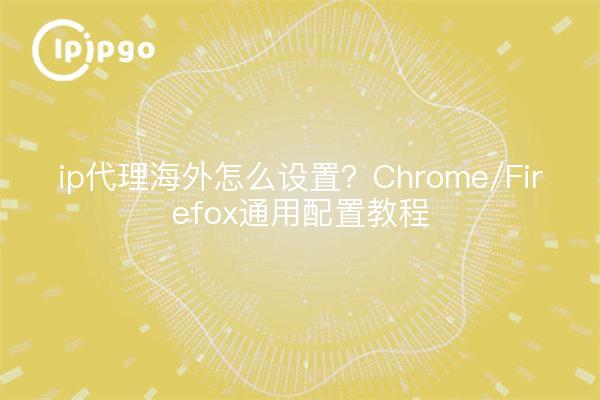 ip代理海外怎么设置?Chrome/Firefox通用配置教程