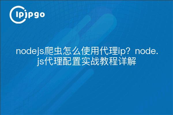 nodejs爬虫怎么使用代理ip?node.js代理配置实战教程详解