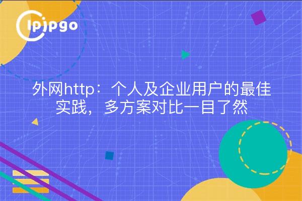 外网http:个人及企业用户的最佳实践,多方案对比一目了然