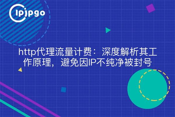 http代理流量计费:深度解析其工作原理,避免因IP不纯净被封号