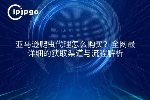 亚马逊爬虫代理怎么购买？全网最详细的获取渠道与流程解析