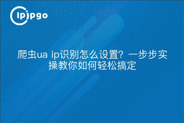 爬虫ua ip识别怎么设置?一步步实操教你如何轻松搞定