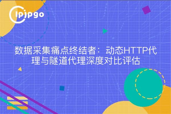 数据采集痛点终结者:动态HTTP代理与隧道代理深度对比评估