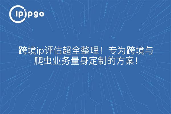 跨境ip评估超全整理!专为跨境与爬虫业务量身定制的方案!