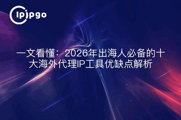 一文看懂：2026年出海人必备的十大海外代理IP工具优缺点解析