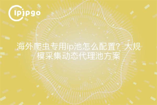 海外爬虫专用ip池怎么配置?大规模采集动态代理池方案