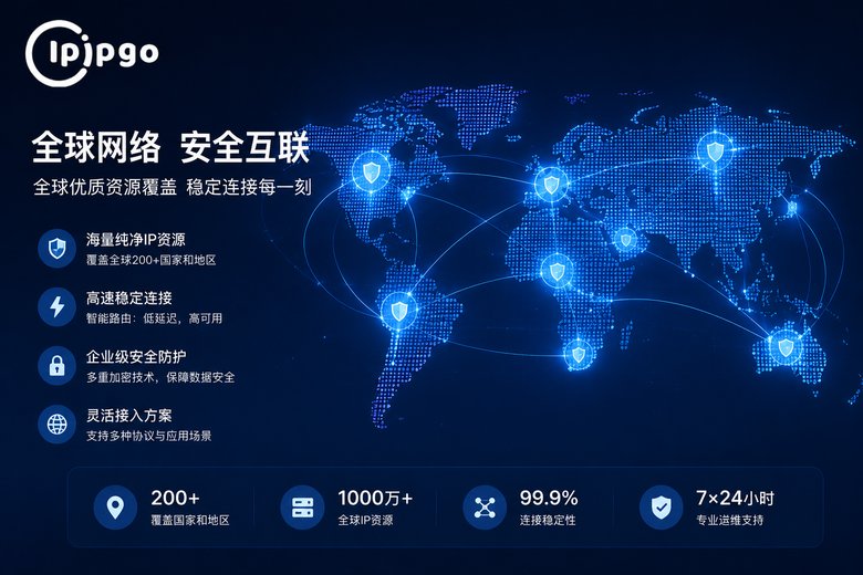 ipipgo全球网络覆盖