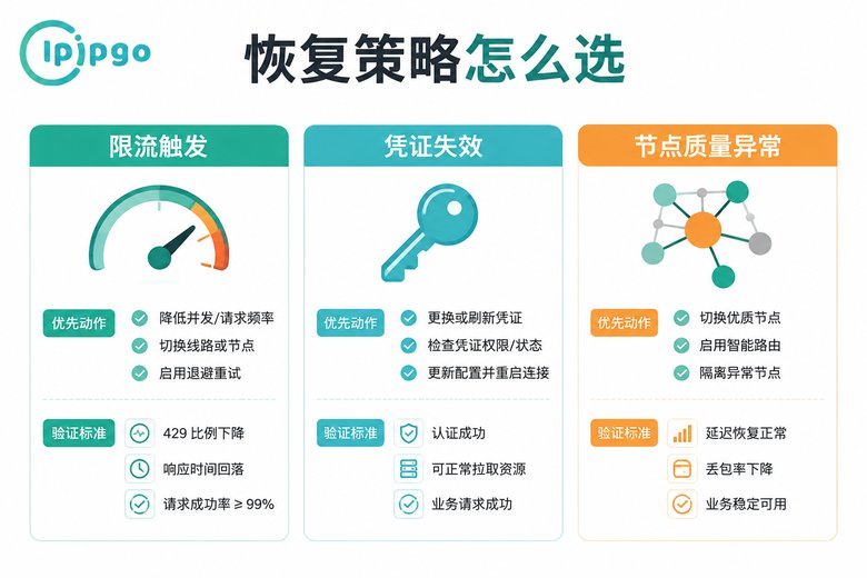 爬虫IP异常的恢复策略对比