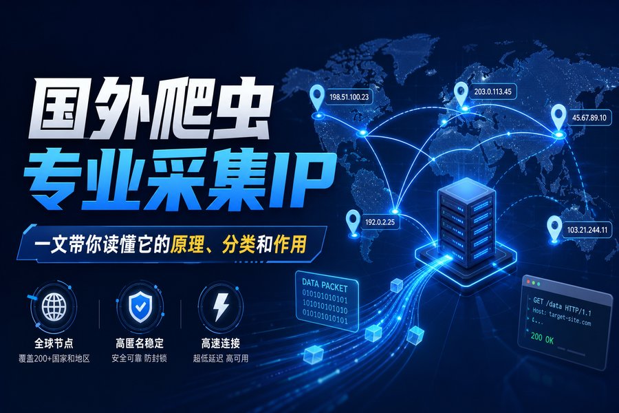 国外爬虫专业采集IP