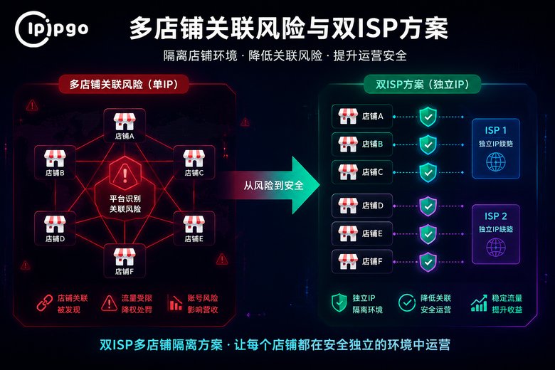 从店铺关联到双ISP隔离方案