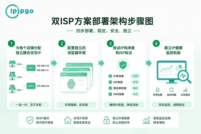 双ISP方案四步部署流程